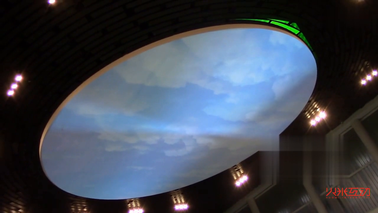 天空天幕投影展示