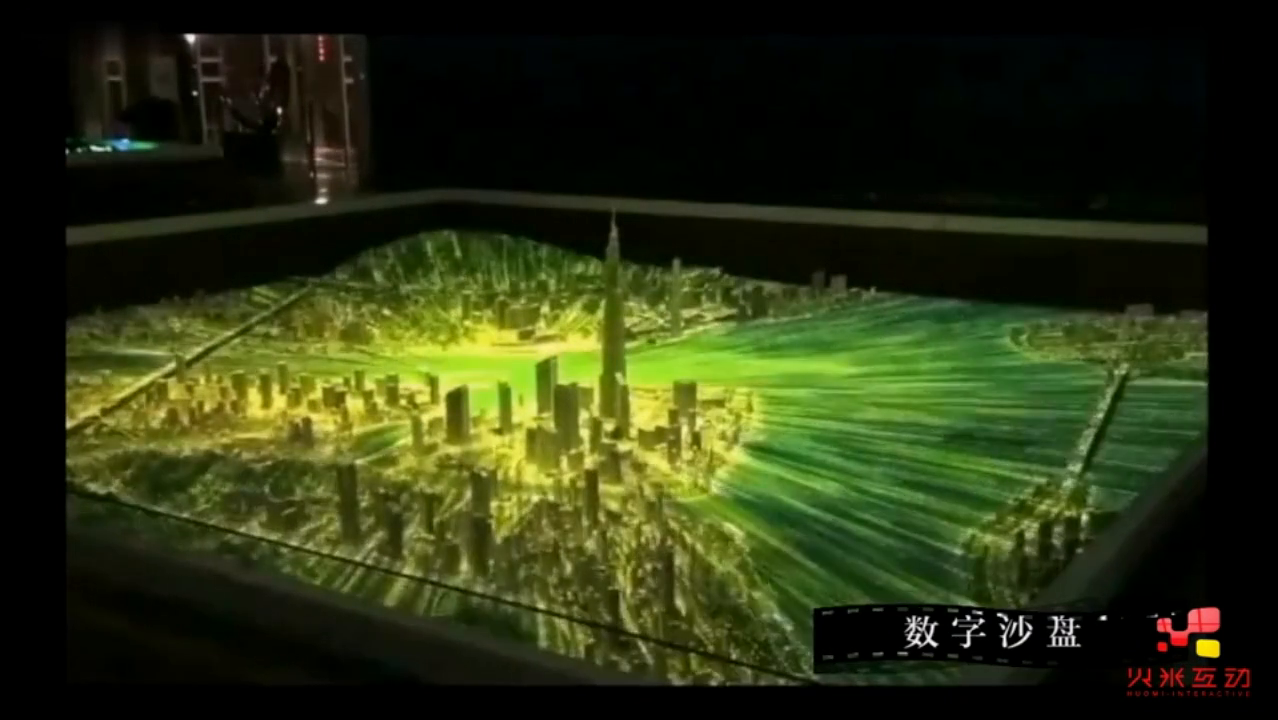 珠海十字门中央商务区数字沙盘