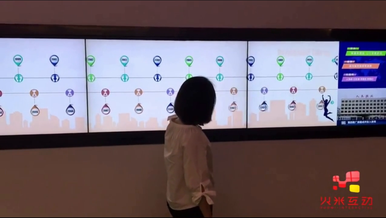 浙江人本鞋业LED拼接屏