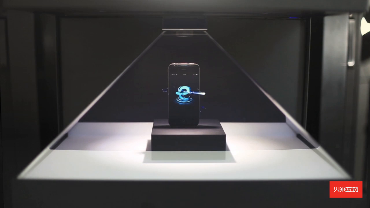 270度全息柜手机展示