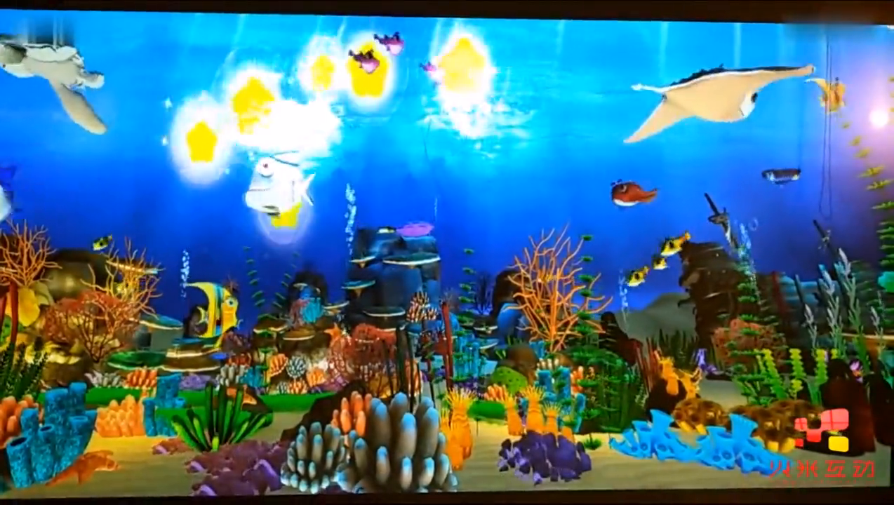西安西豪餐厅画画水族馆