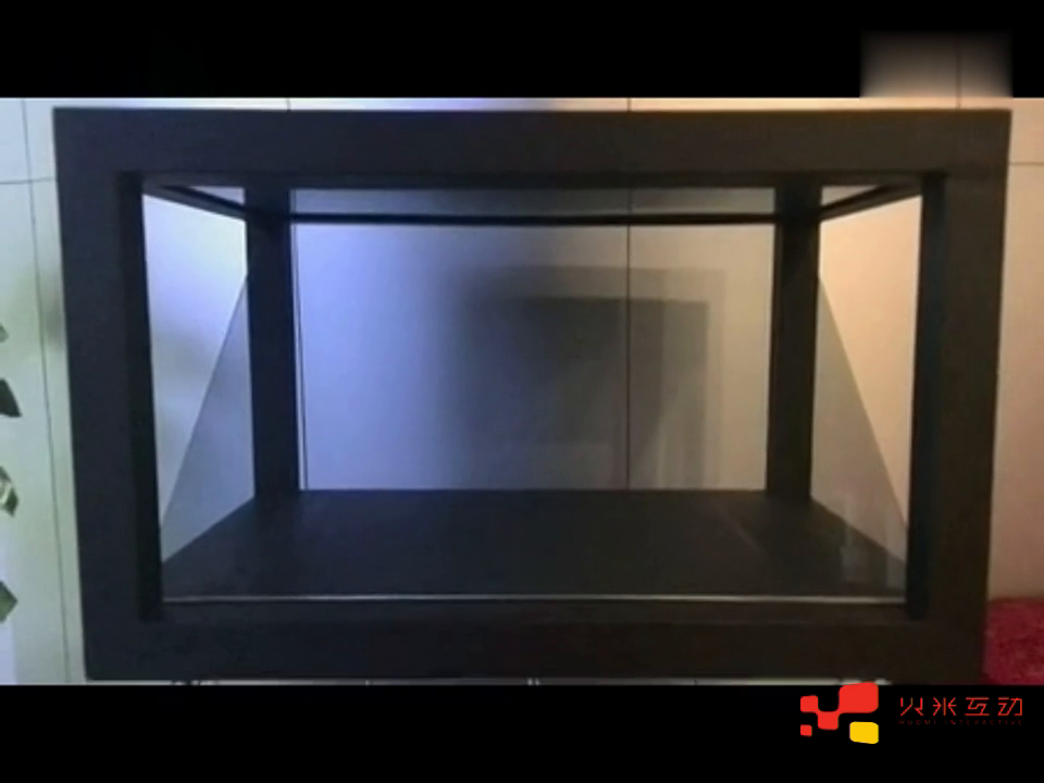 丽珀智能整体卫浴180度全息展柜