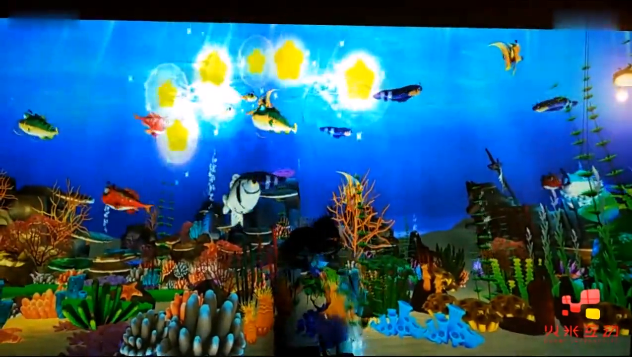西安西豪餐厅画画水族馆