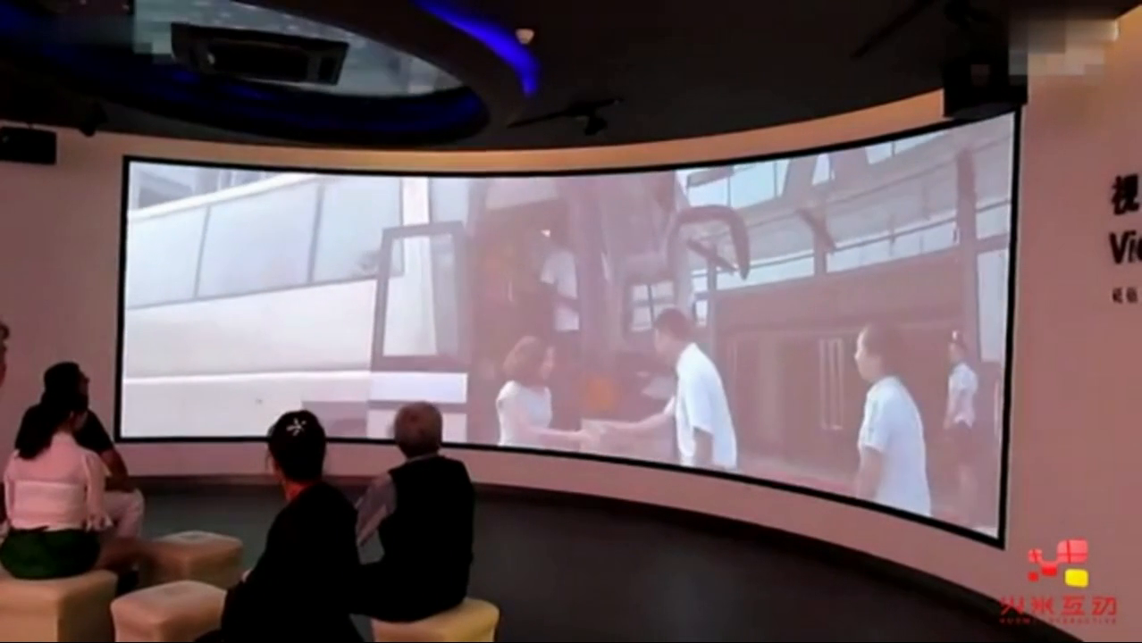 广东华好集团展厅弧幕投影