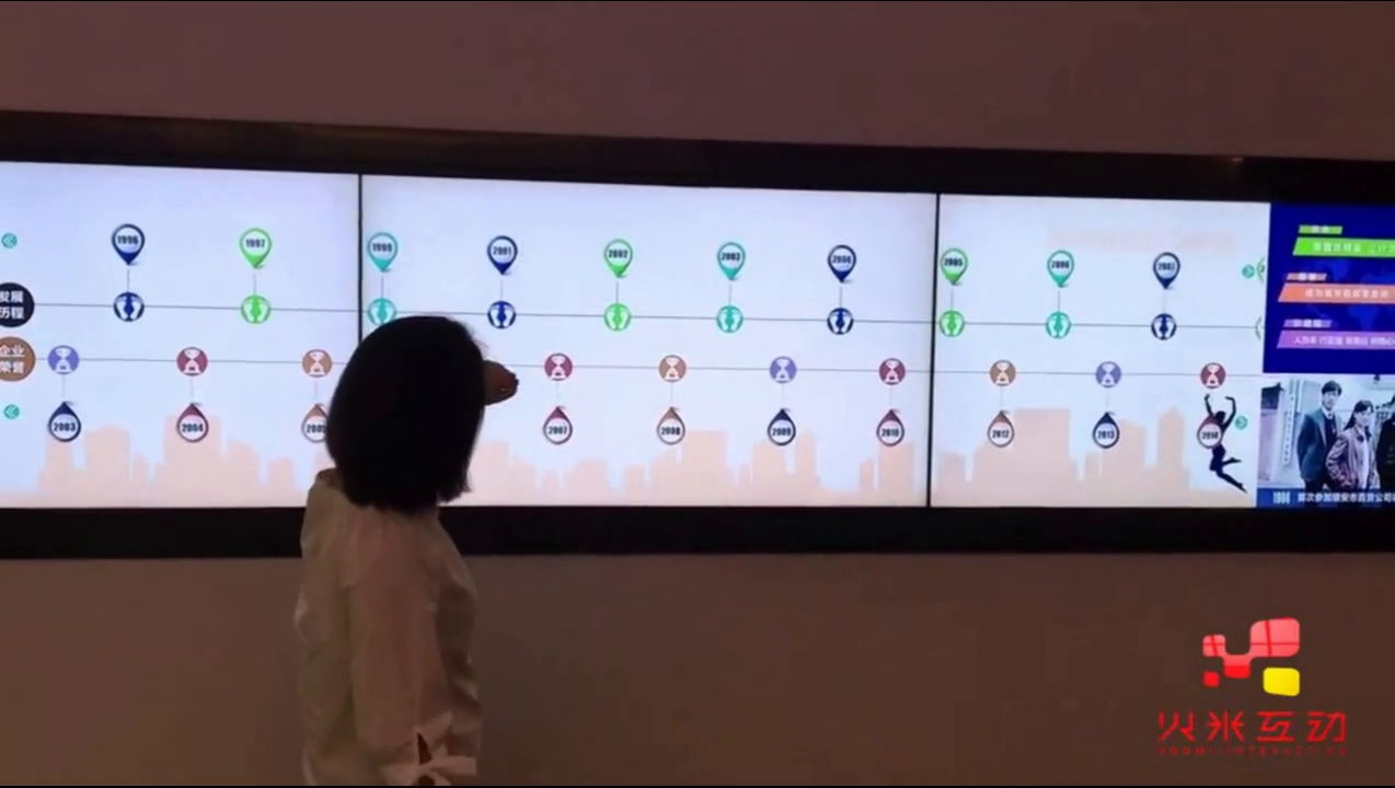浙江人本鞋业LED拼接屏