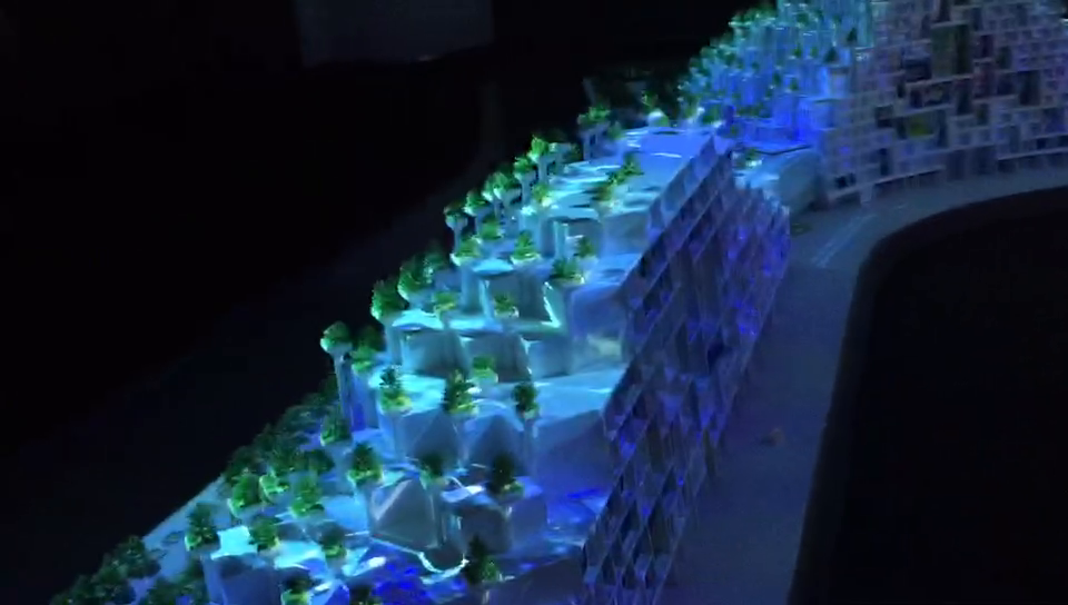 上海天安招商中心3Dmapping数字沙盘