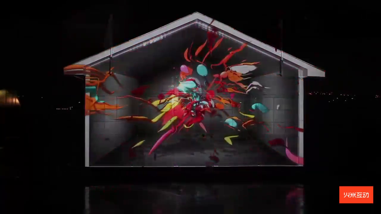 3D mapping户外楼体投影秀