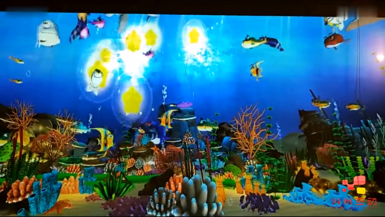 西安西豪餐厅画画水族馆
