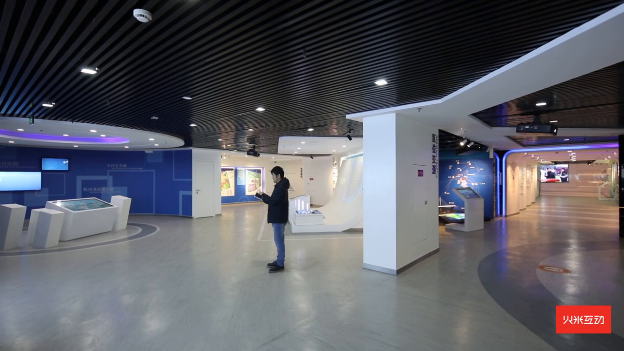 杭州湾上虞规划馆展厅中控系统