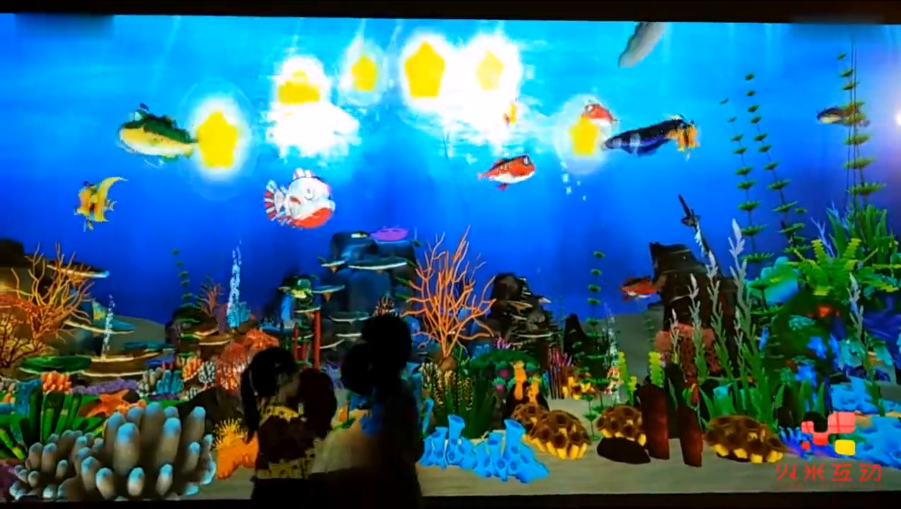 西安西豪餐厅画画水族馆