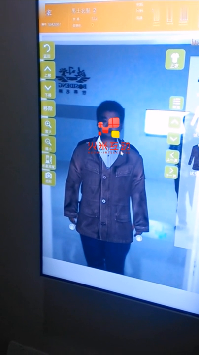 波司登展厅虚拟换衣