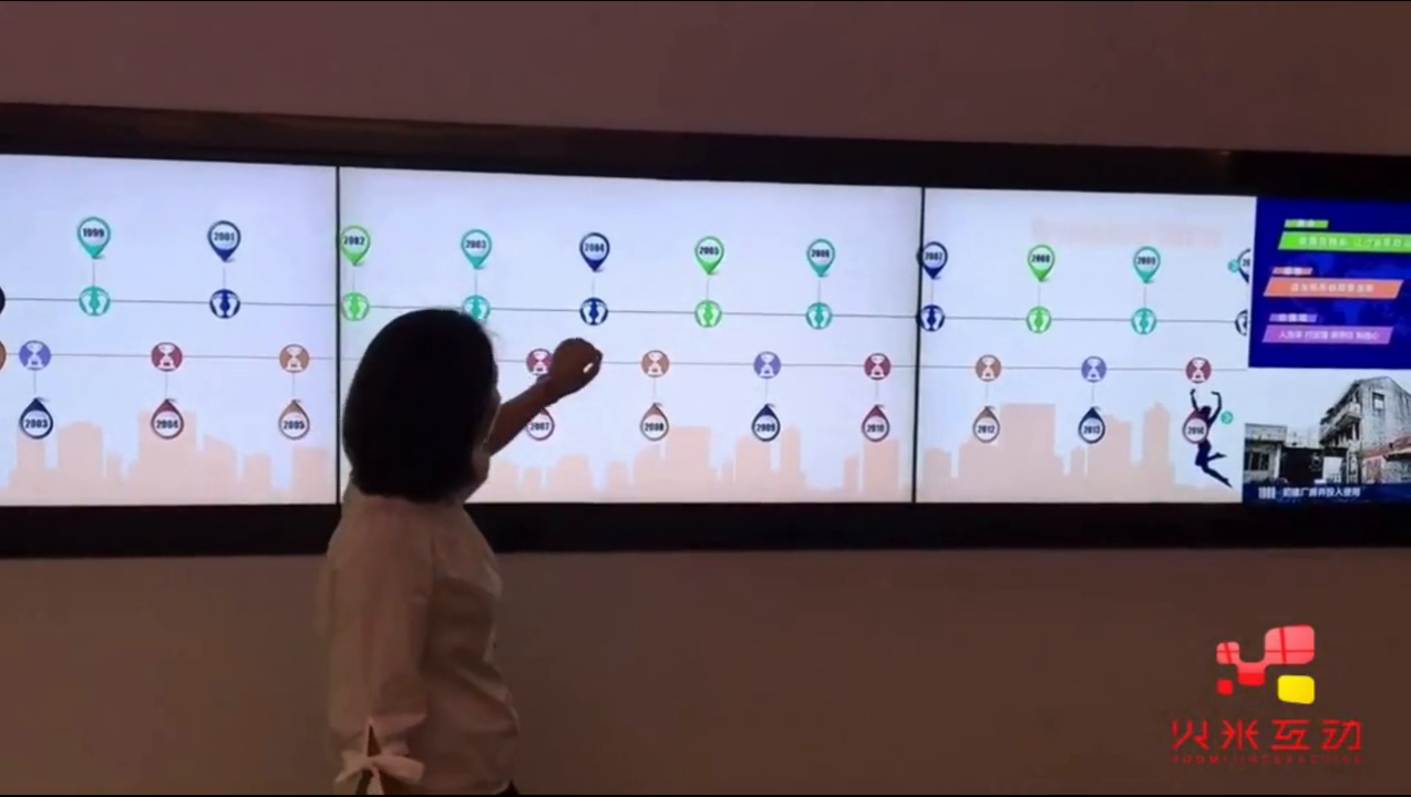 浙江人本鞋业LED拼接屏
