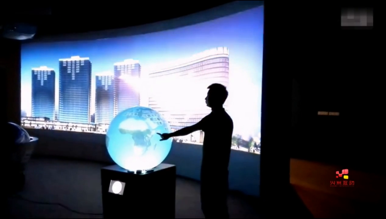 上海绿地集团展厅球幕投影