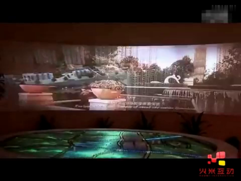 中南集团投影沙盘