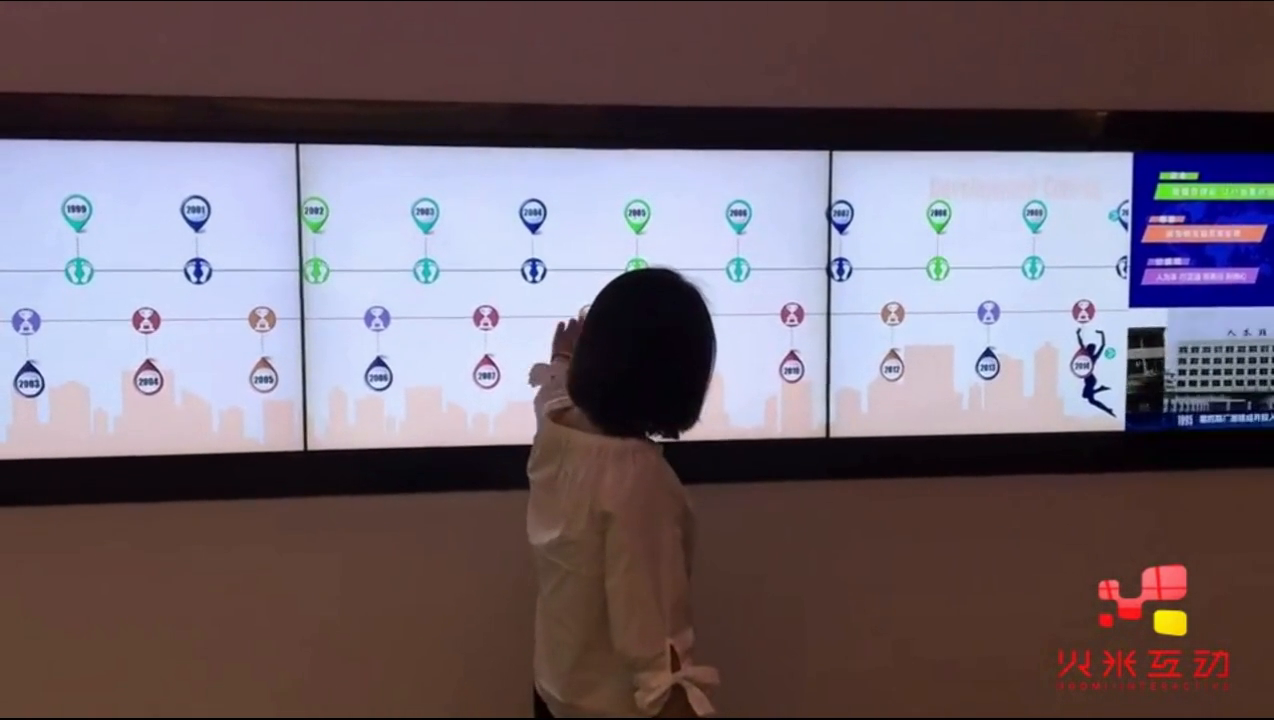 浙江人本鞋业LED拼接屏