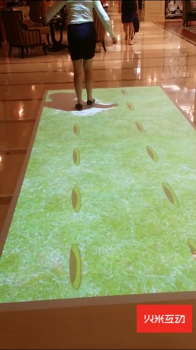 浦东新区保集澜湾售楼展厅地面互动游戏