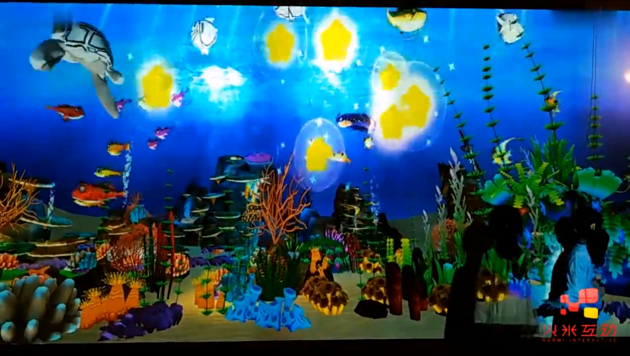 西安西豪餐厅画画水族馆