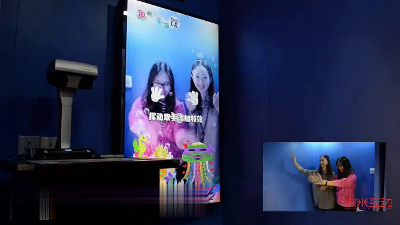 正大广场画画水族馆