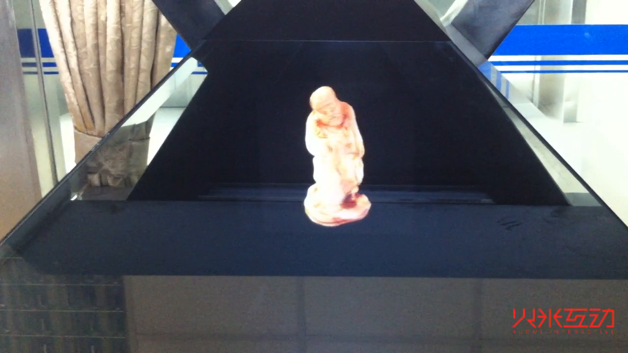 270度全息柜文物展示