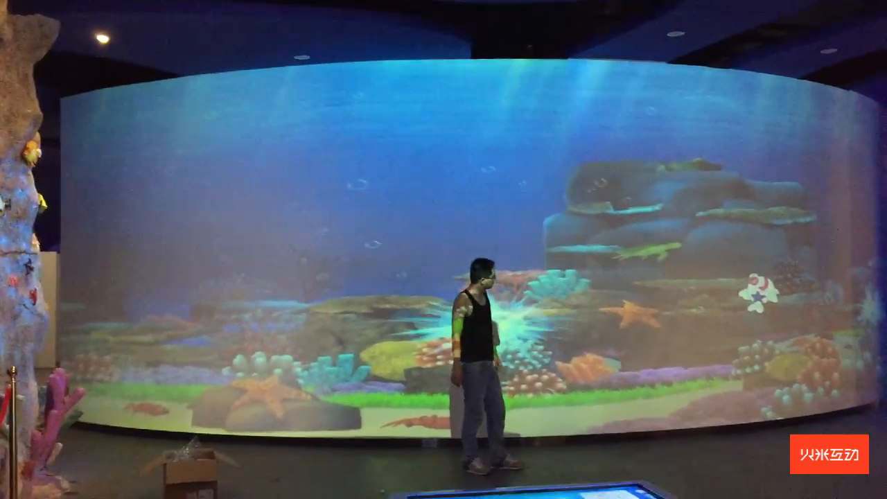 潍坊海洋馆画画水族馆