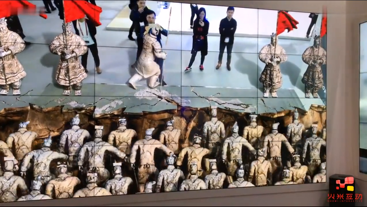 西安兵马俑AR大屏互动