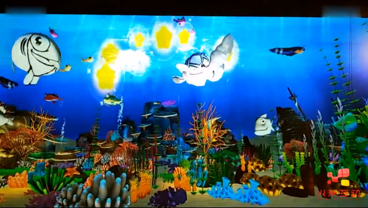 西安西豪餐厅画画水族馆