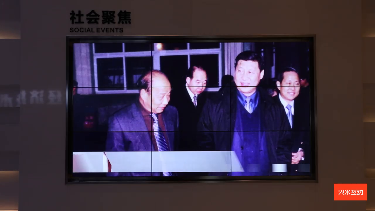 杭州湾上虞规划馆3×3液晶拼接屏