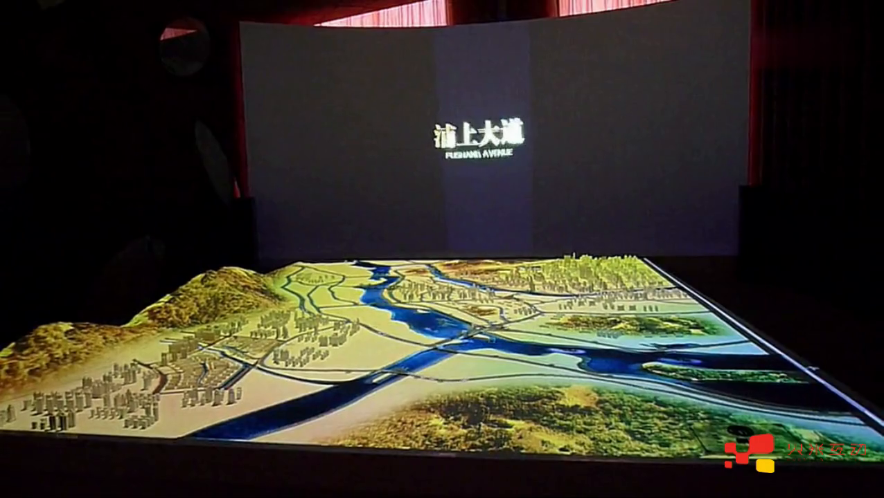 金辉地产弧幕数字沙盘