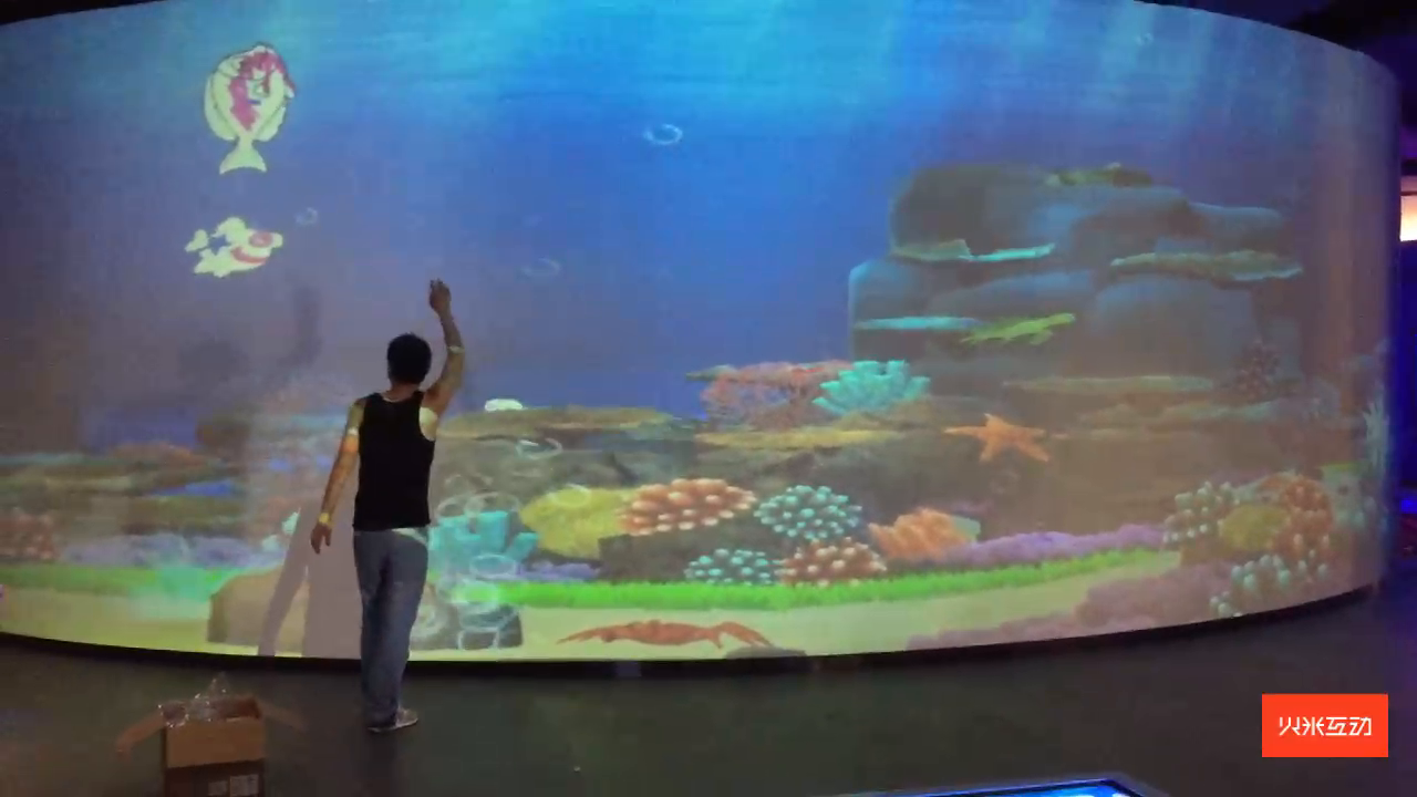 潍坊海洋馆画画水族馆