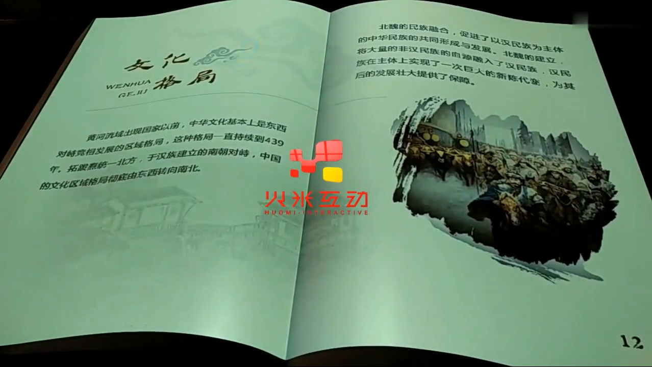 凉城拓跋珪展览中心虚拟翻书