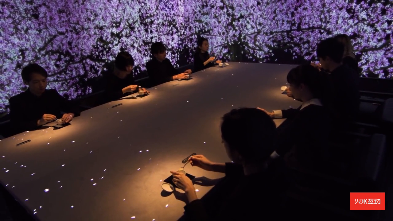 沉浸式3D投影餐厅